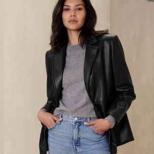 NWT Blazer Rebecca Minkoff faux leather